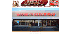 Desktop Screenshot of houseofszechwan.com